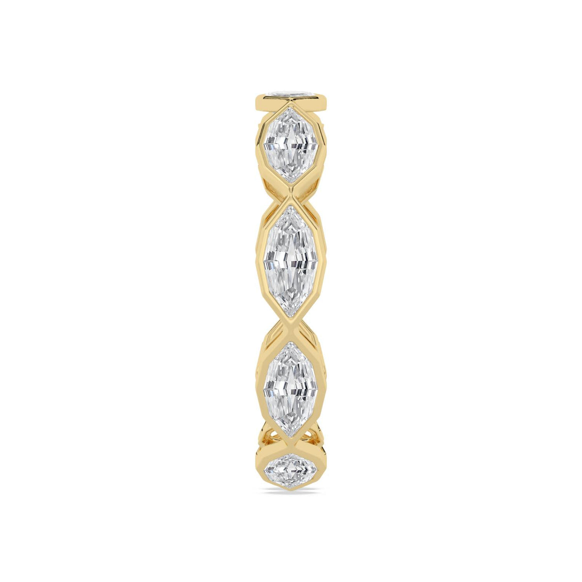 Lab Grown Diamond WEDDING RINGS 2.41 ctw R62523SMQ-0.25PT