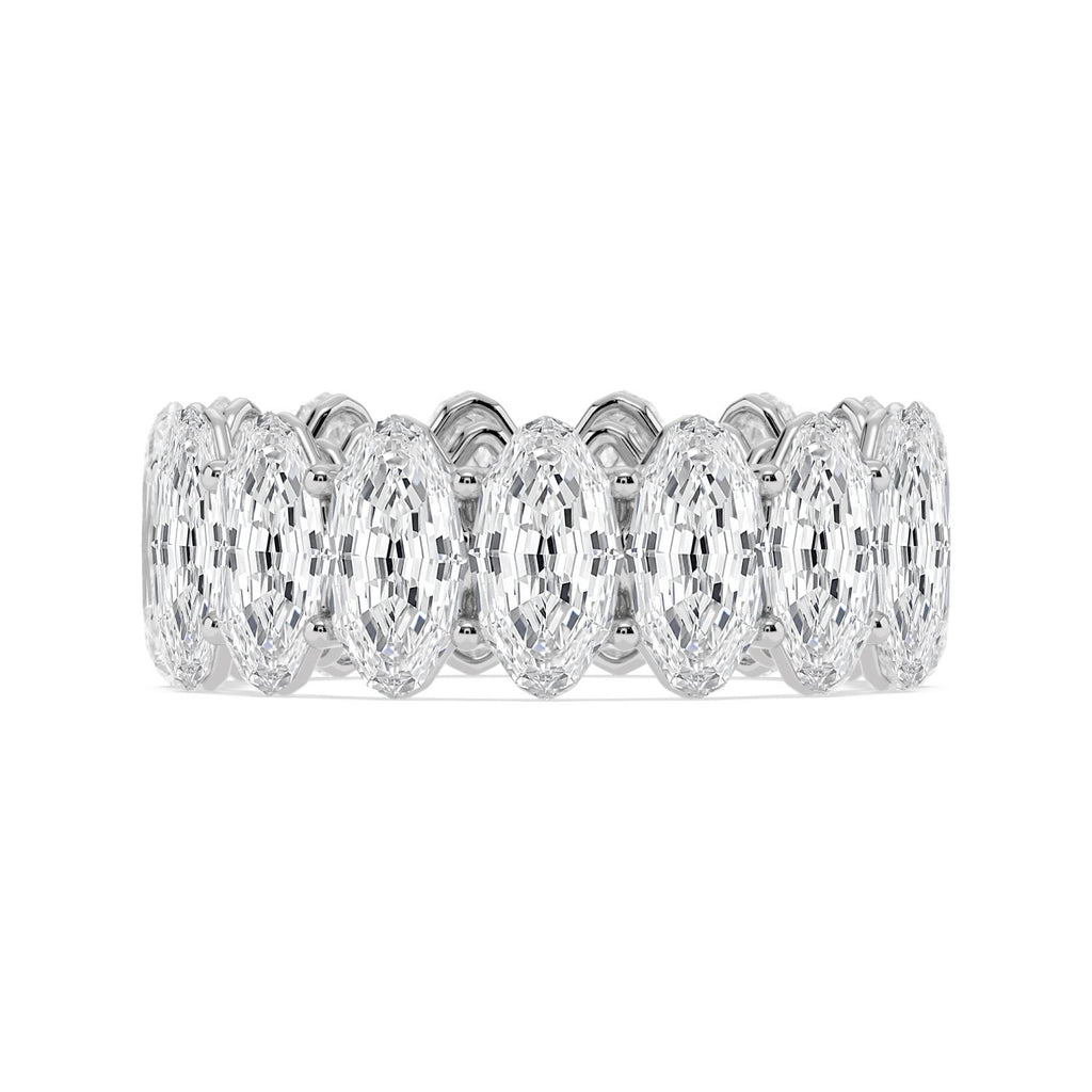 Lab Grown Diamond WEDDING RINGS 11.11 ctw R62535LSOV-0.70PT