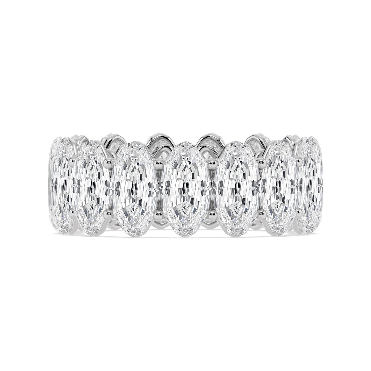 Lab Grown Diamond WEDDING RINGS 11.11 ctw R62535LSOV-0.70PT