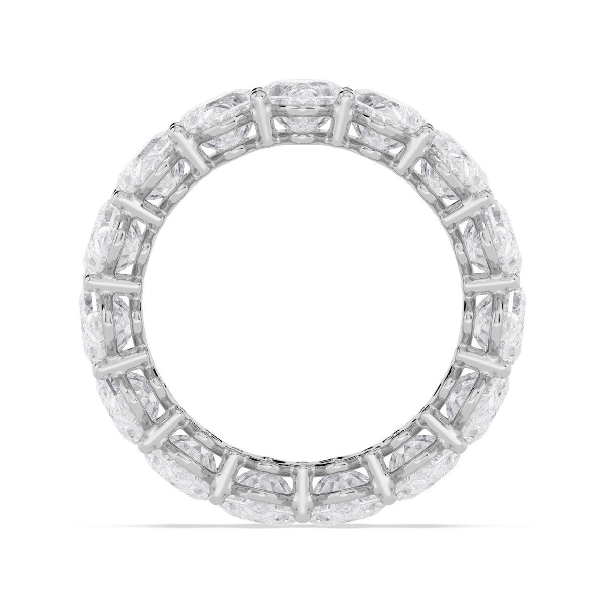 Lab Grown Diamond WEDDING RINGS 11.11 ctw R62535LSOV-0.70PT