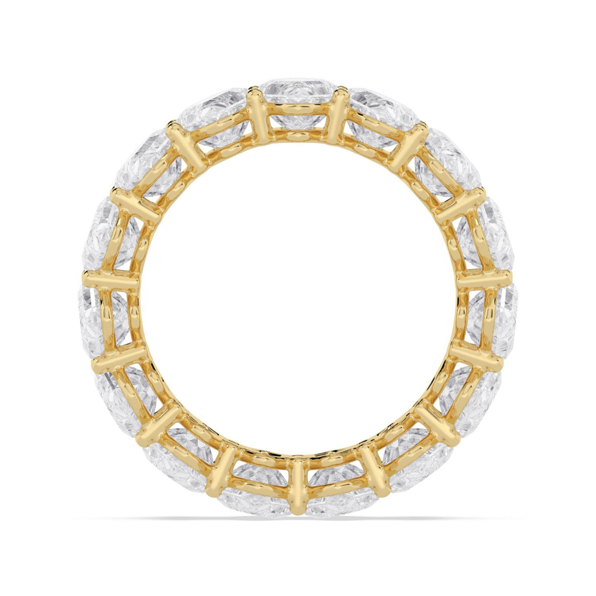 Lab Grown Diamond WEDDING RINGS 11.11 ctw R62535LSOV-0.70PT