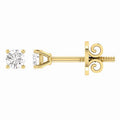 18K Yellow Gold 0.80Ct Diamond Stud Earrings