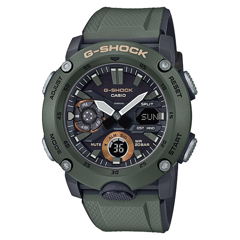 Casio G-Shock Duo Green GA2000-3A