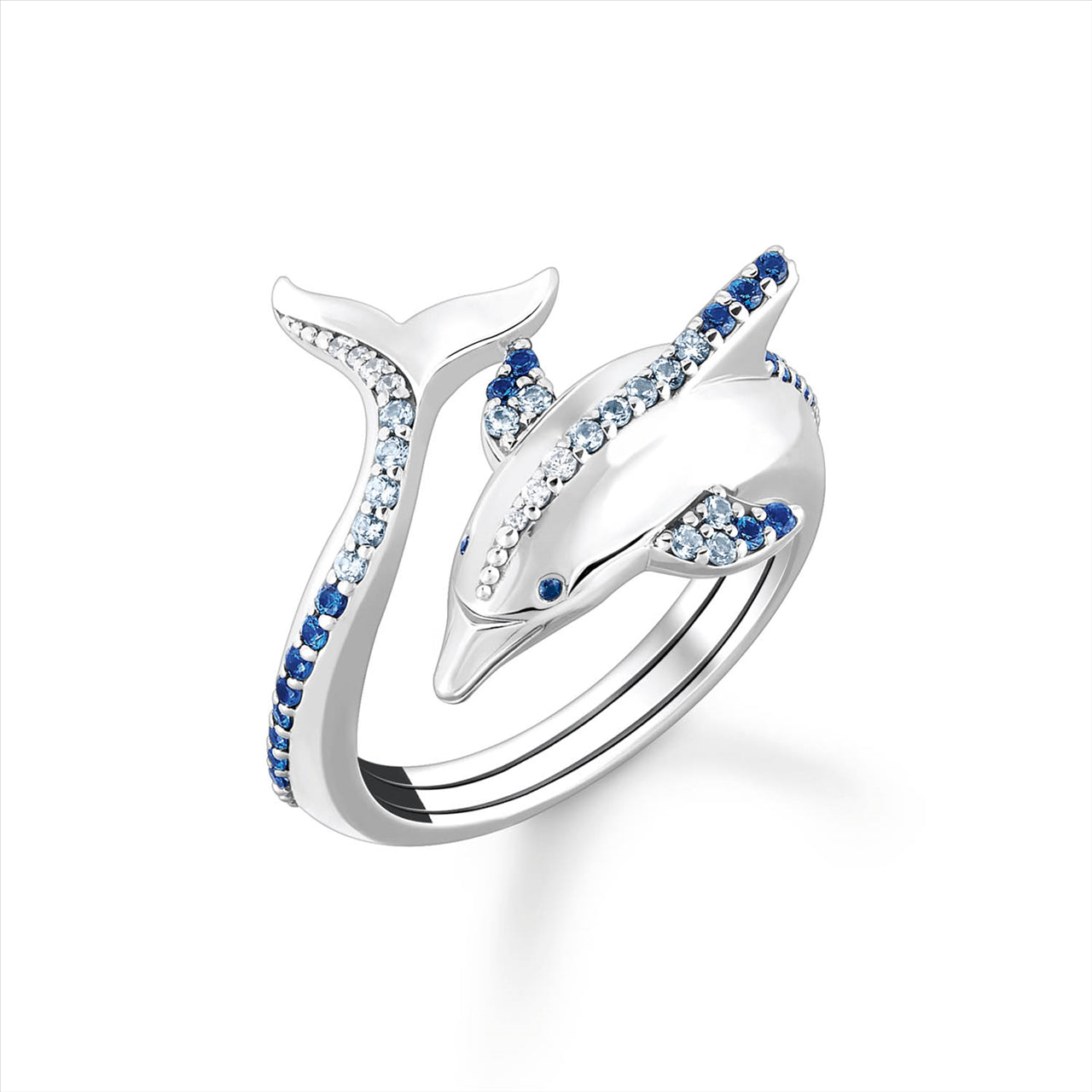 Thomas Sabo "Dolphin" Blue Stone Ring