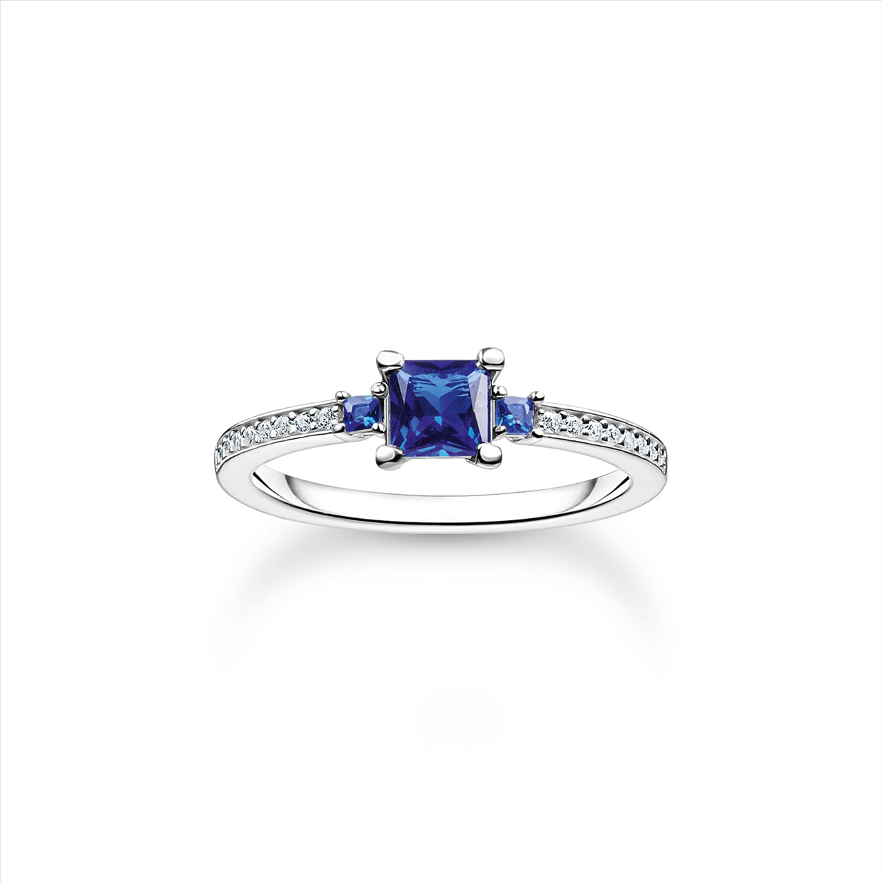 Thomas Sabo Princess Blue And White Stone Ring