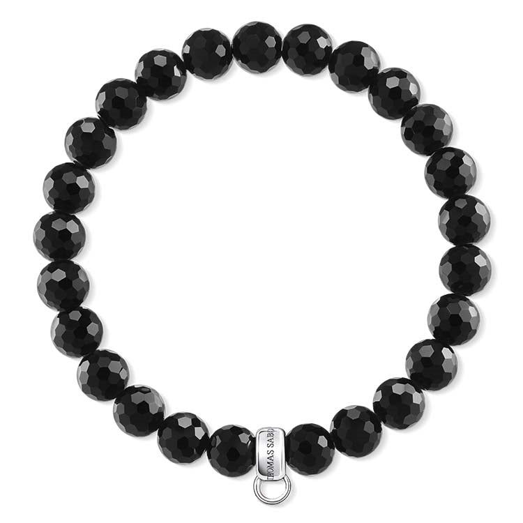 Thomas Sabo "Obsidian" Small Bead Bracelet - Medium