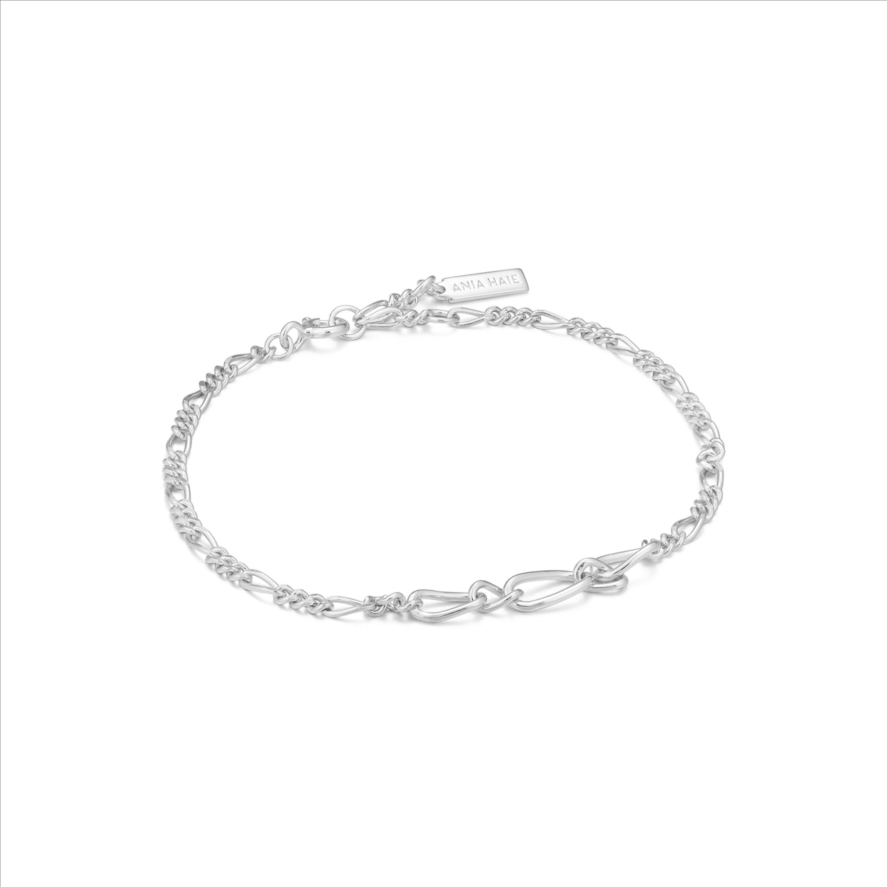 Ania Haie Silver Figaro Chain Bracelet