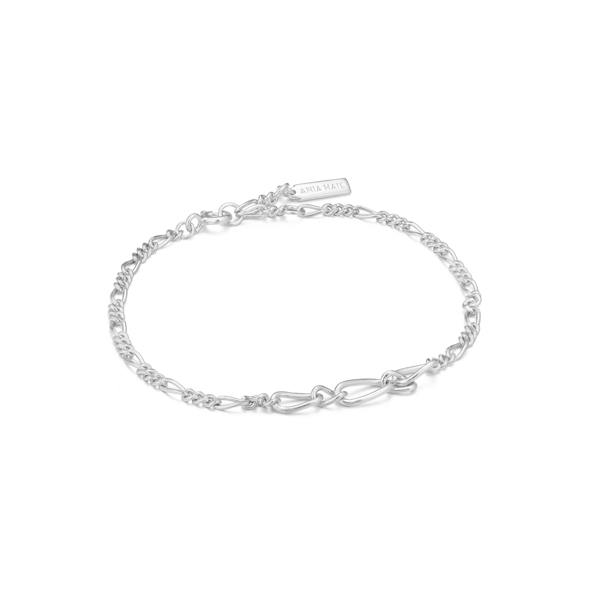 Ania Haie Silver Figaro Chain Bracelet