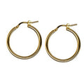 Sterling Silver Hoop Earrings 24MM