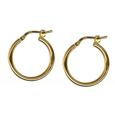 Sterling Silver Hoop Earrings 19.2MM