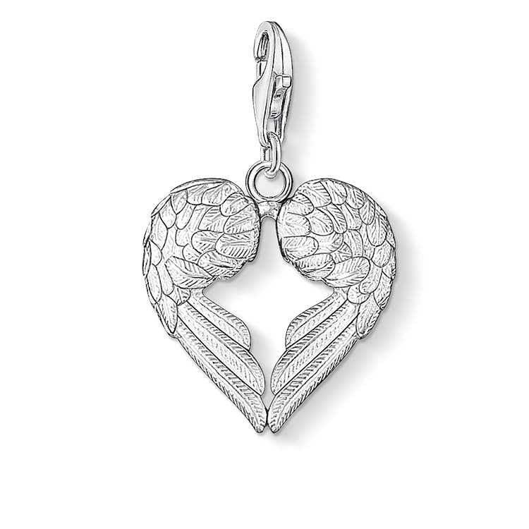 Thomas Sabo "Winged Heart" Charm Sterling Silver