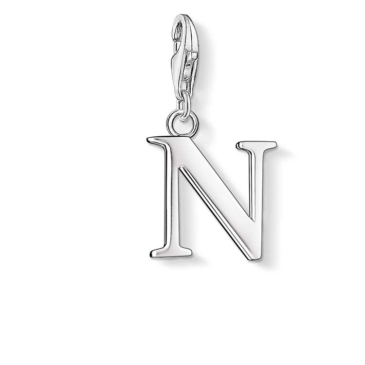 Thomas Sabo "N" Charm Sterling Silver