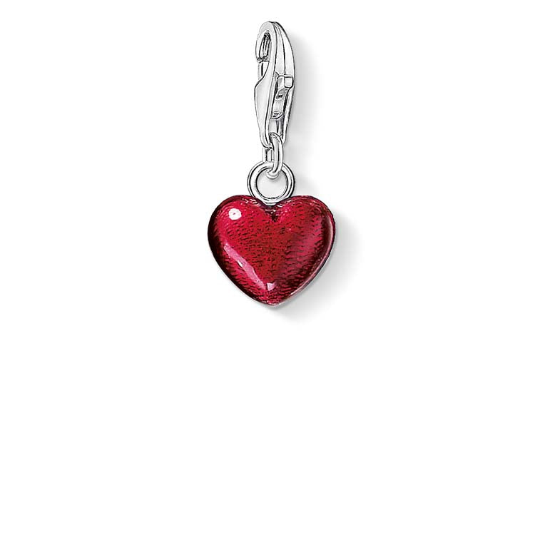 Thomas Sabo "Red Heart" Charm Sterling Silver