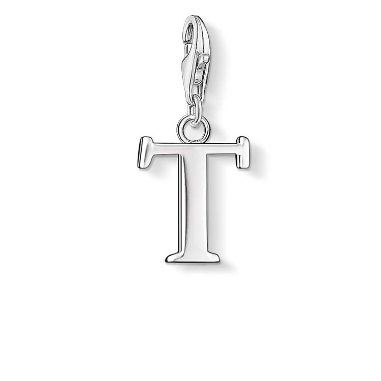 Thomas Sabo "T" Charm Sterling Silver