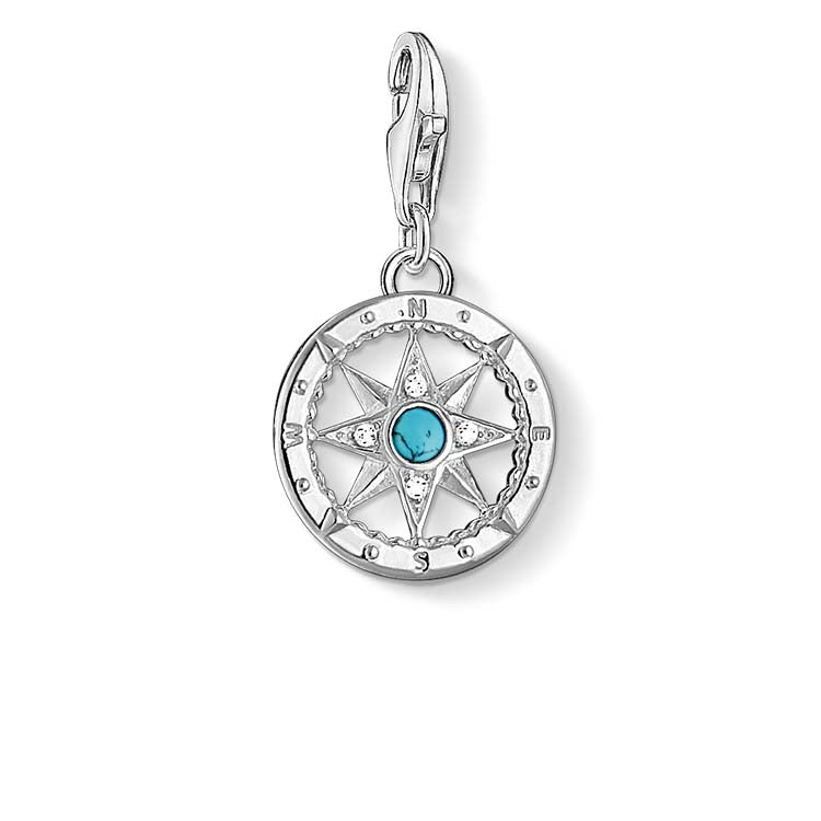 thomas sabo "compass" charm sterling silver