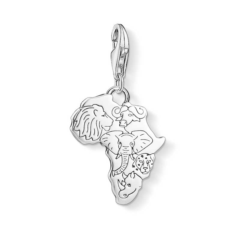 Thomas Sabo "Africa" Charm Sterling Silver