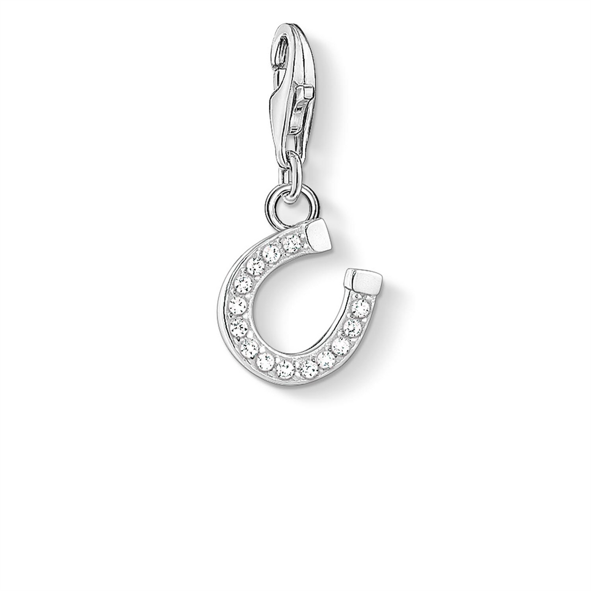 Thomas Sabo "Horseshoe" Charm Sterling Silver Cz