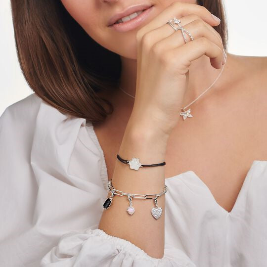 Thomas Sabo "Black Stone" Onyx Charm Sterling Silver